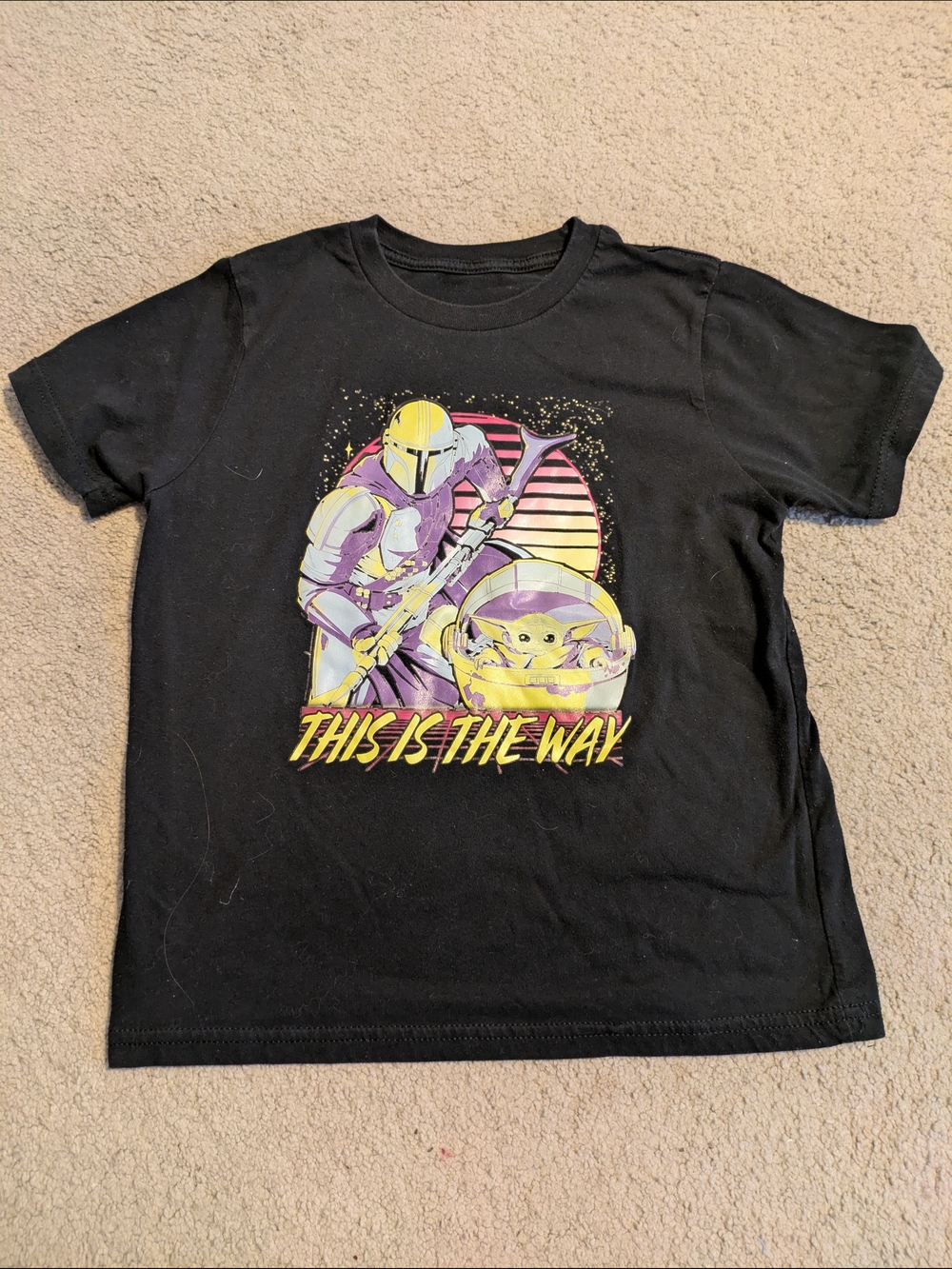 Black Star Wars 'This Is The Way' Graphic Tee